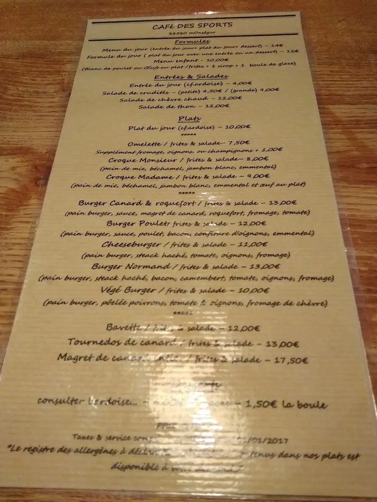 Menu_Café des Sports_Monségur_image_3