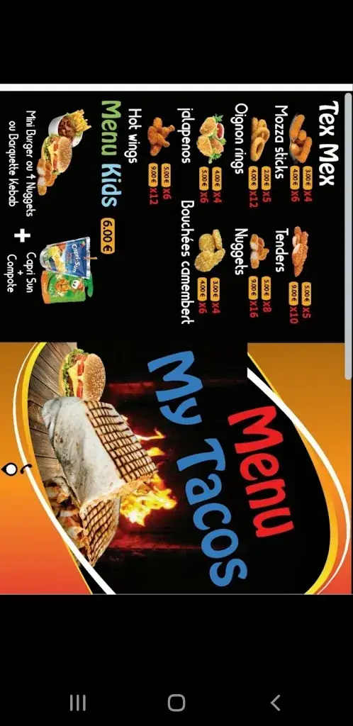 Menu_My Tacos montayral_Montayral_image_4