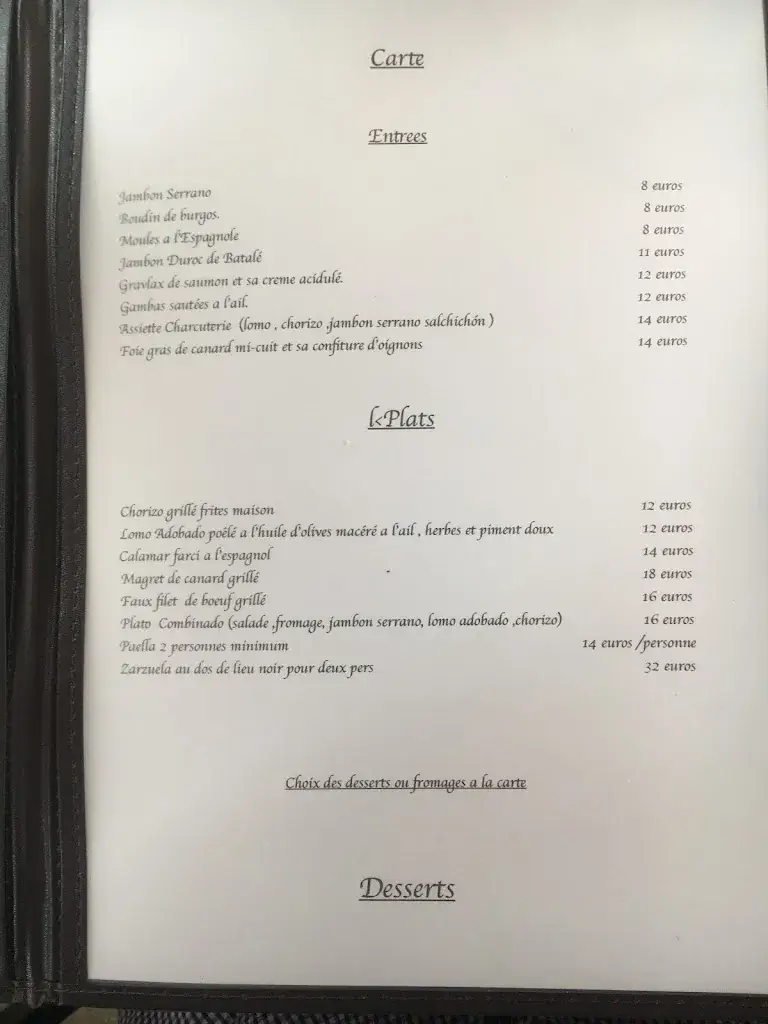 Menu_Restaurant La Gare_Vélines_image_2
