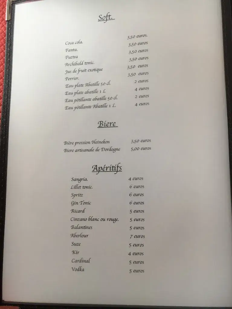 Menu_Restaurant La Gare_Vélines_image_3