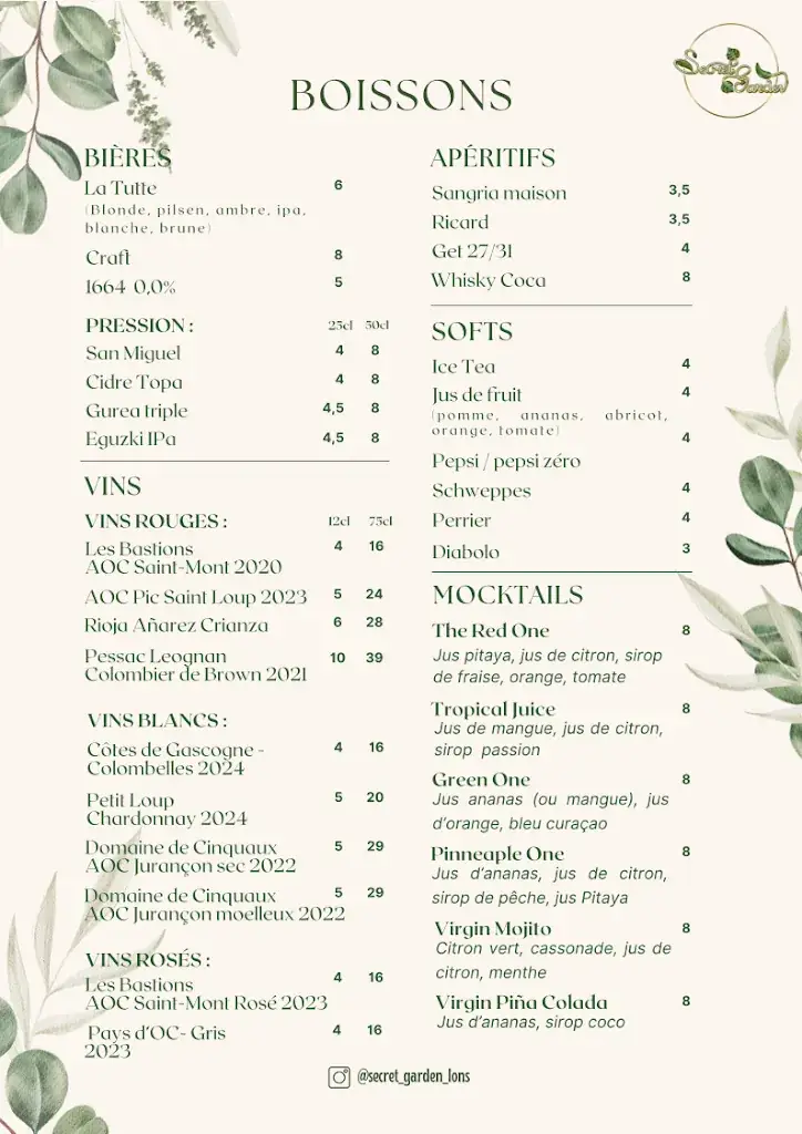 Menu_SECRET GARDEN_Lons_image_1