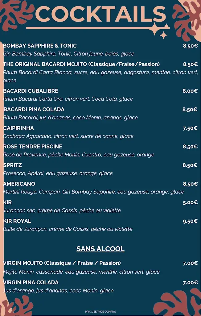 Menu_BAR / RESTAURANT Les Embruns_Serres-Castet_image_2