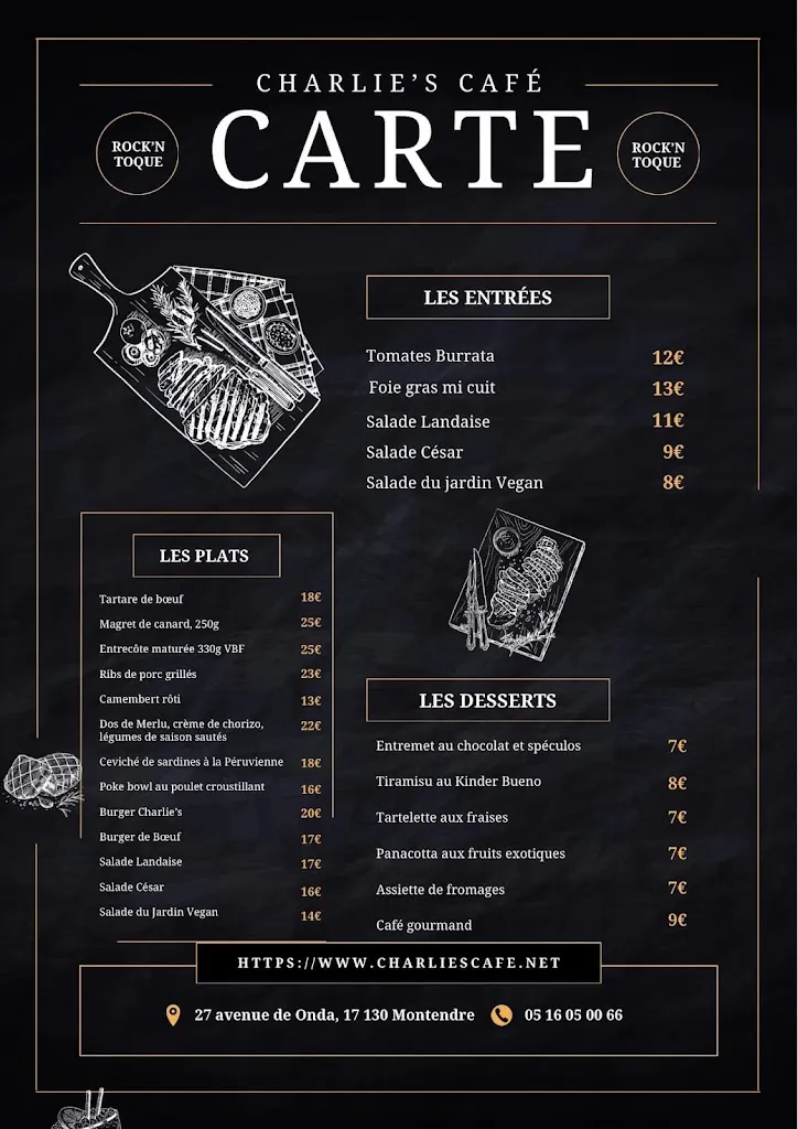 Menu_Charlie Café_Montendre_image_1
