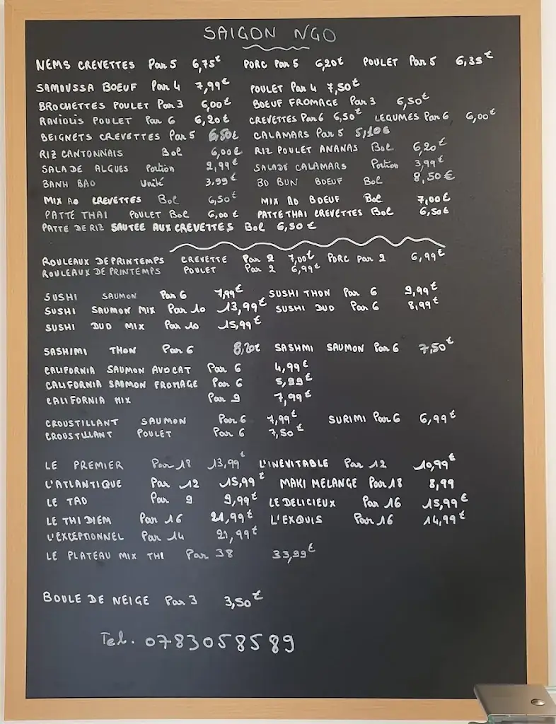 Menu_Saigon ngo. Plats asiatiques a emporter_Montendre_image_1