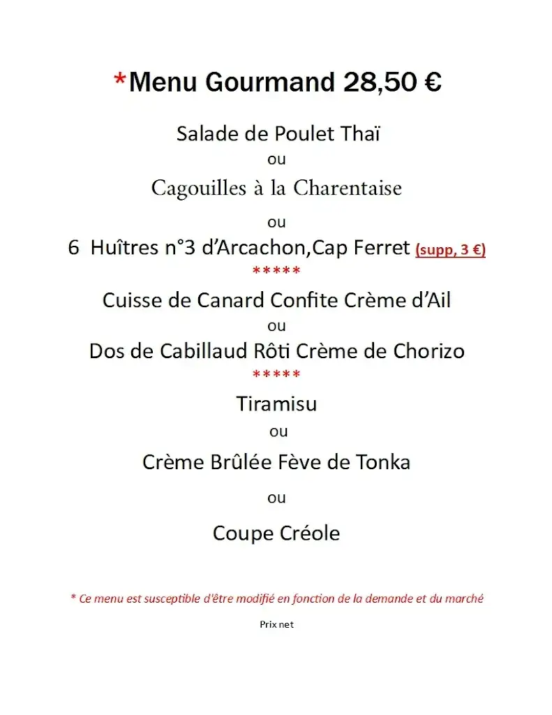 Menu_Le Bistroquet_Montmoreau_image_2