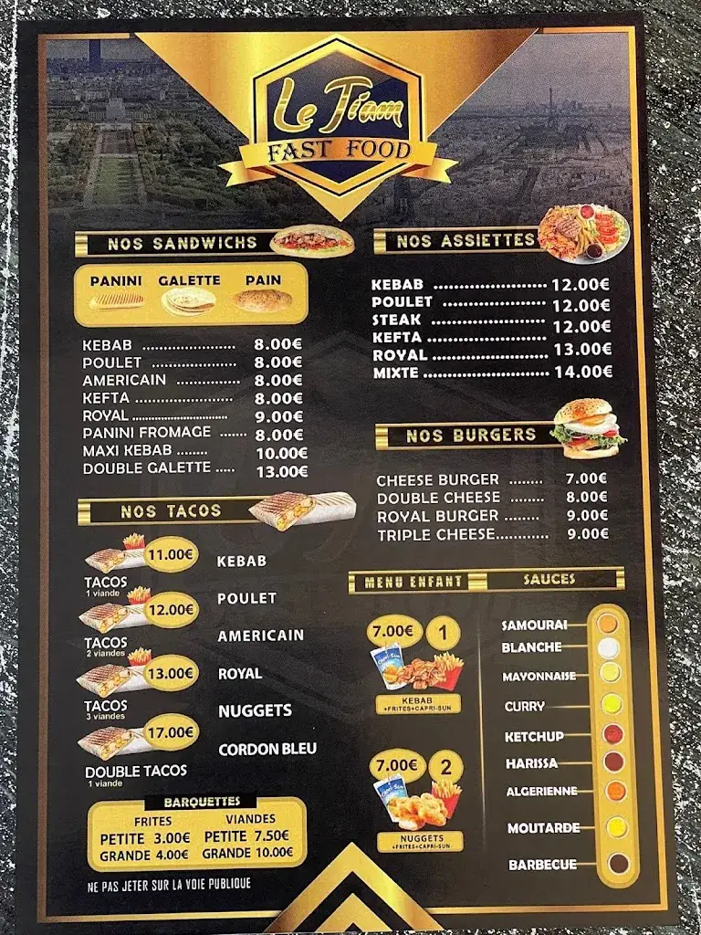Menu_LE TIAM FAST FOOD _Montmoreau_image_1