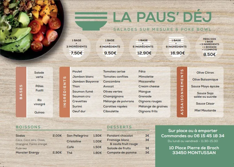Menu_LA PAUS' DEJ_Montussan_image_1