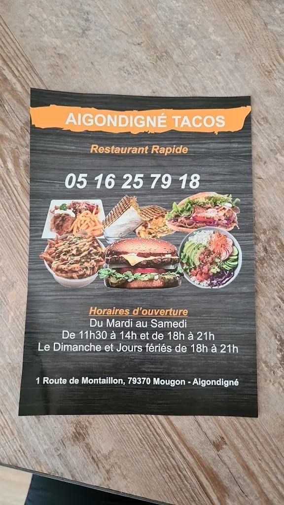 Menu_Aigondigné Tacos_Aigondigné_immagine_4