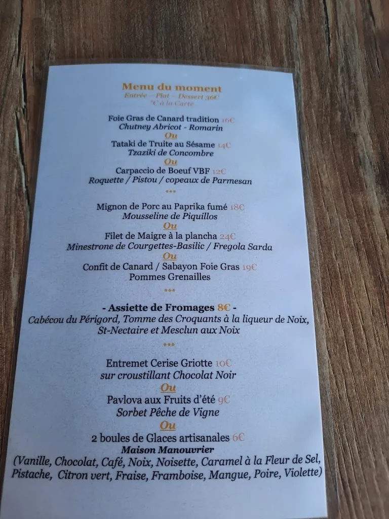 Menu_Le 4_Montignac-Lascaux_immagine_2