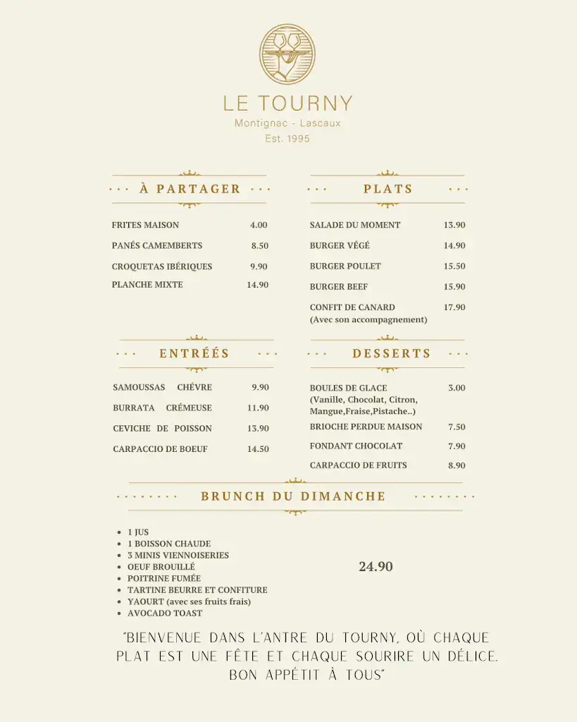 Menu_Le Tourny_Montignac-Lascaux_image_1