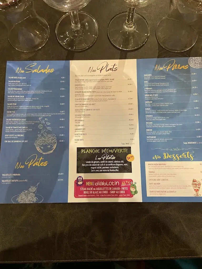 Menu_Restaurant Les Pilotis_Montignac-Lascaux_image_3