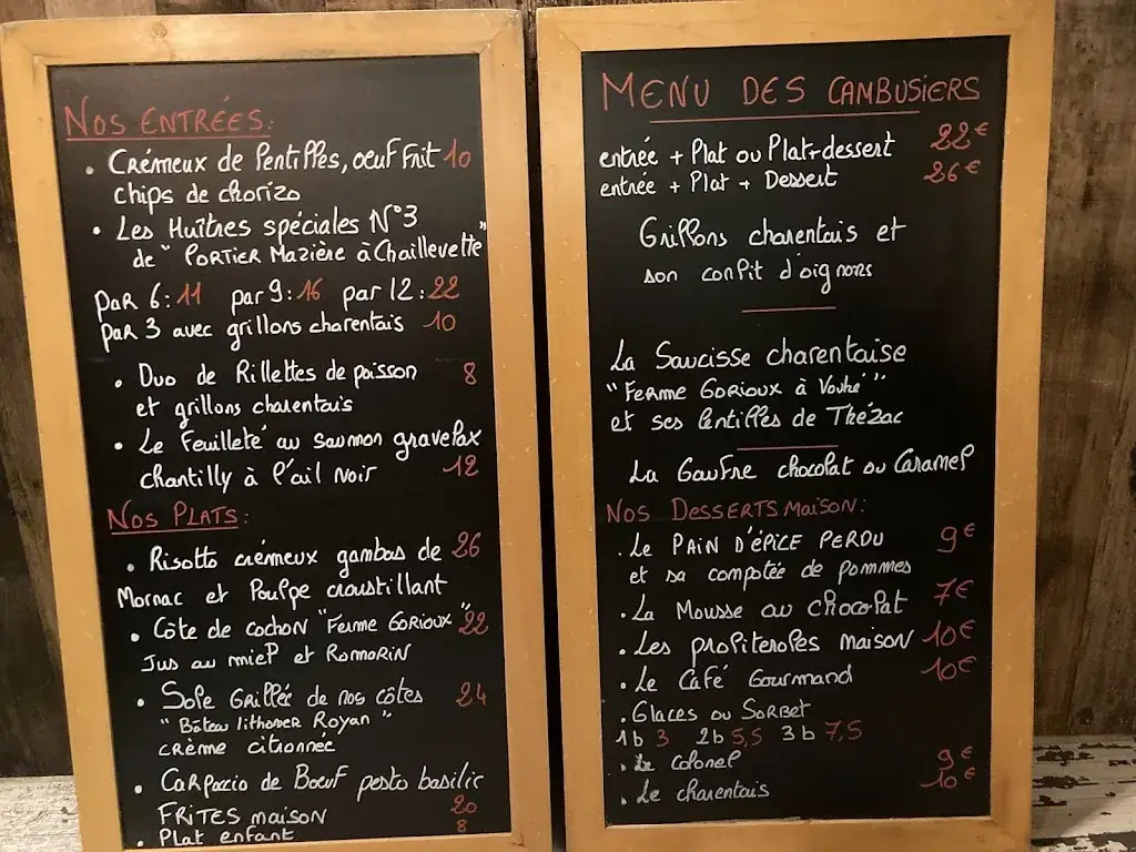 Menu_La Cambuse_Mornac-sur-Seudre_image_1