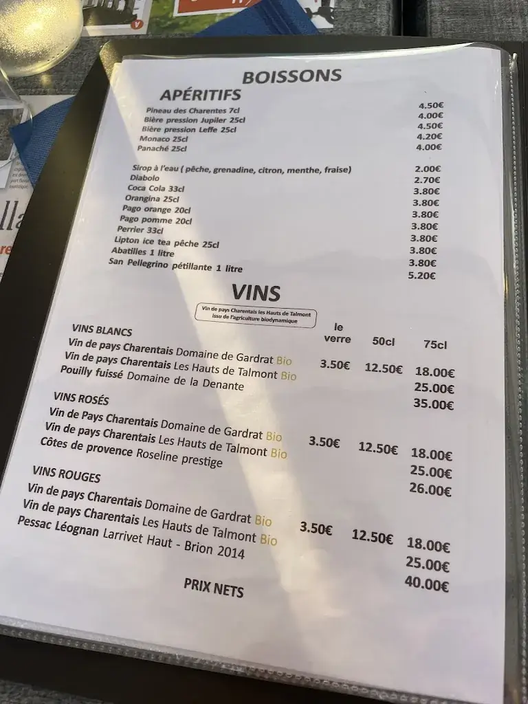 Menu_Restaurant Les Basses Amarres_Mornac-sur-Seudre_imagen_4