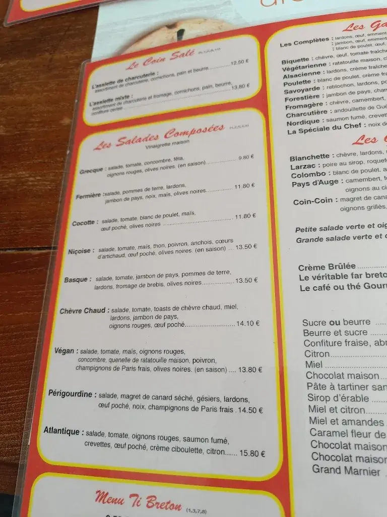 Menu_La Gourmandine_Mornac-sur-Seudre_immagine_2