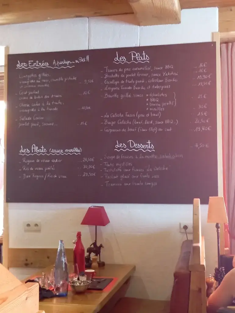 Menu_Restaurant La Caleche Rmt SARL_Clusaz_image_4