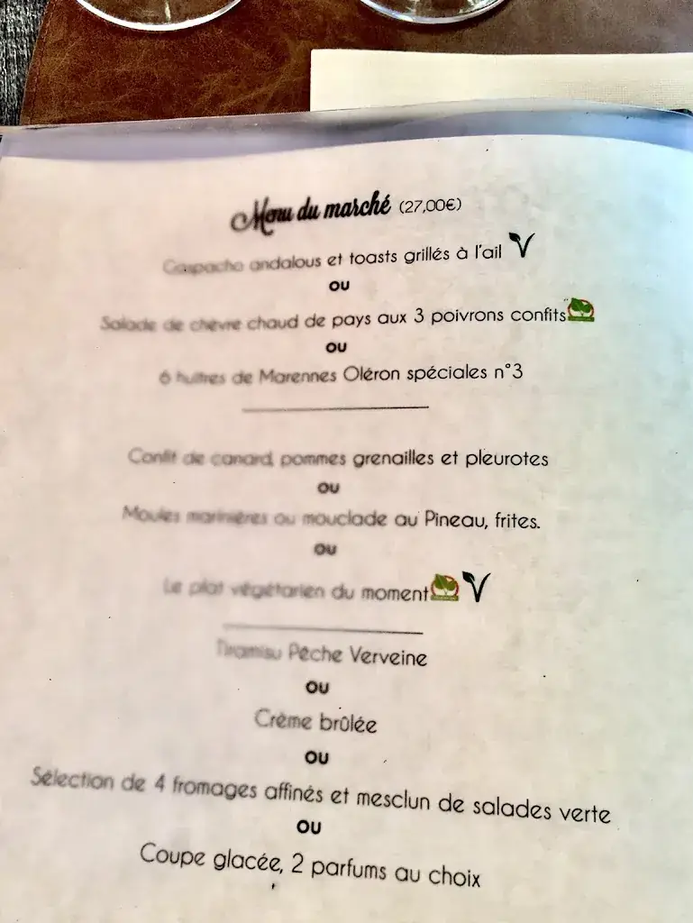 Menu_Restaurant l'Argentor_Nanteuil-en-Vallée_immagine_1