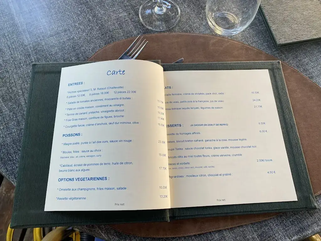 Menu_Restaurant l'Argentor_Nanteuil-en-Vallée_immagine_3