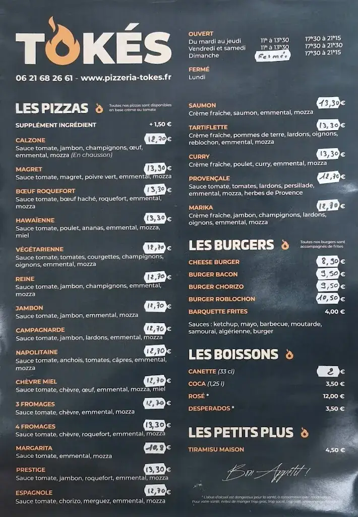 Menu_Tokés pizza burger_Nantiat_image_1