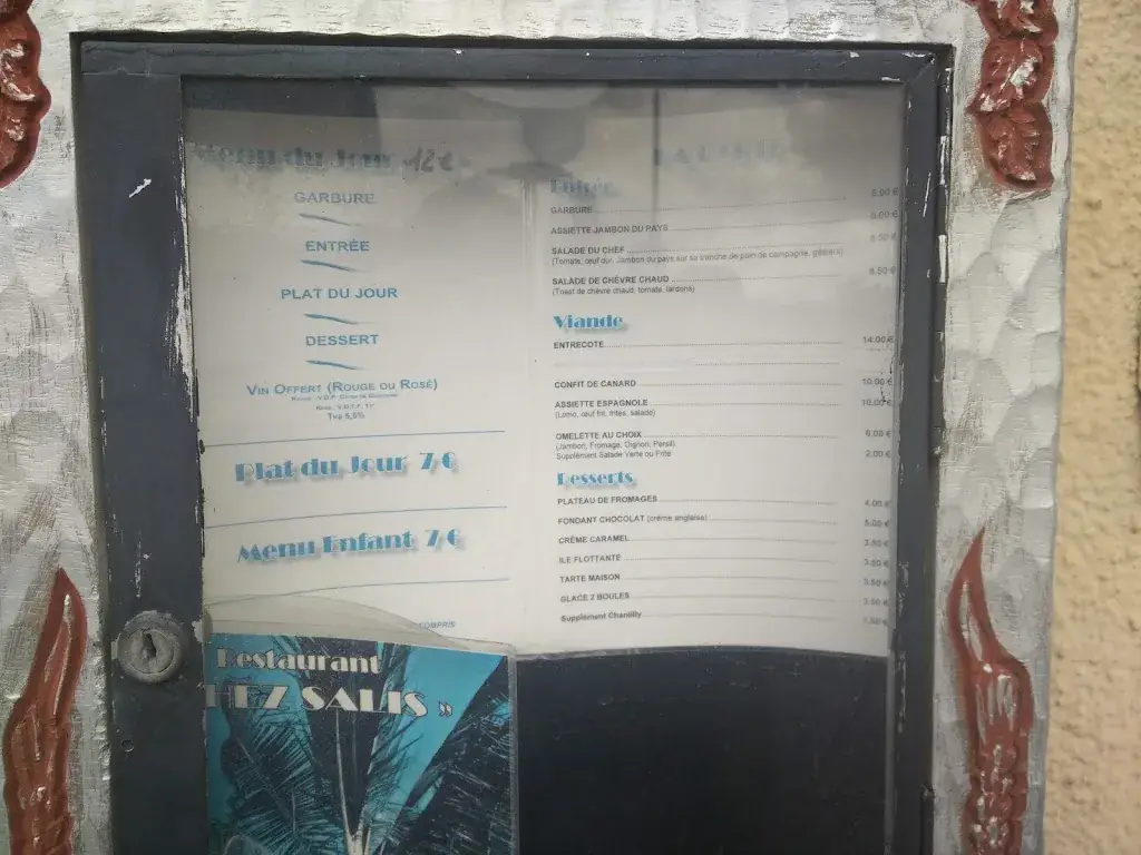 Menu_Relais Routier Chez Salis_Serres-Castet_image_3