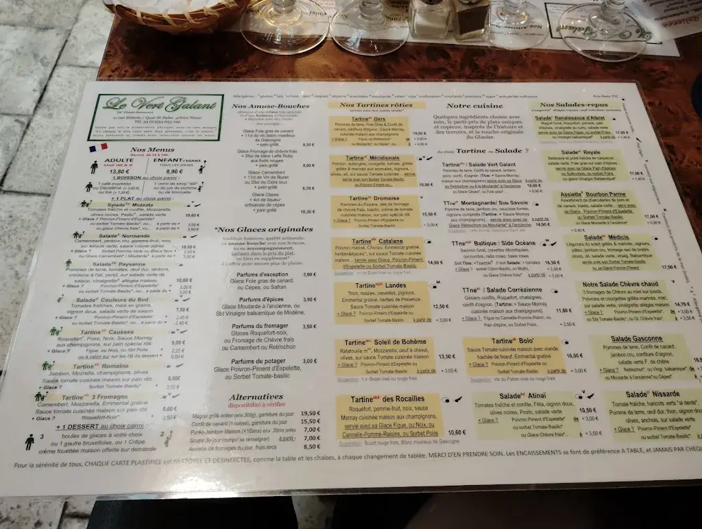 Menu_Le Vert Galant_Nérac_immagine_4