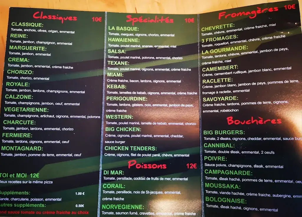 Menu_Le P'ti Michou_Mussidan_image_1
