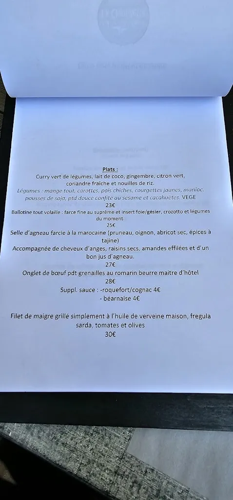 Menu_Restaurant La Chenillette_Clusaz_immagine_4