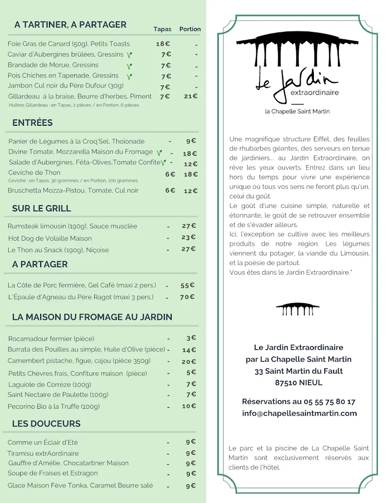 Menu_Le Jardin Extraordinaire_Nieul_image_2