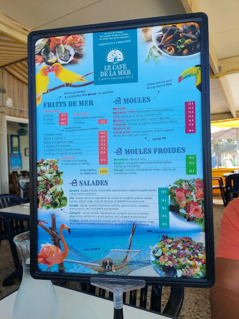 Menu_Le Café de la Mer_Nieul-sur-Mer_image_1