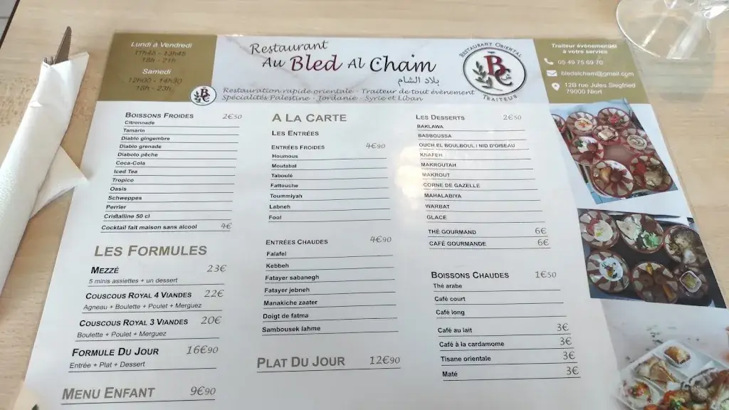 Menu_au Bled al Cham_Niort_image_1