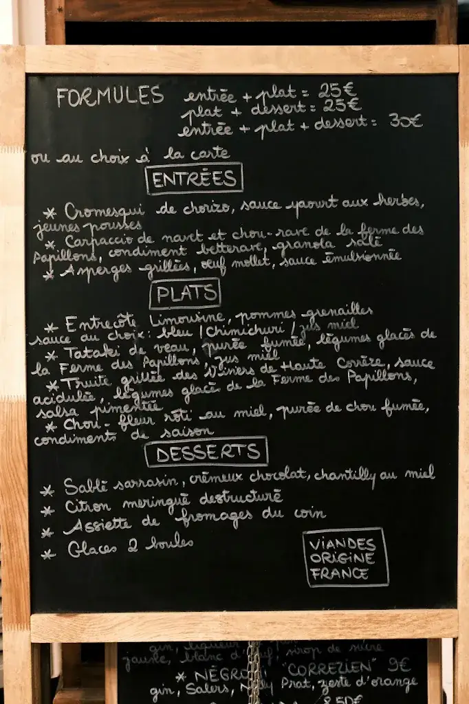 Menu_Restaurant Le Maury_Liginiac_image_1