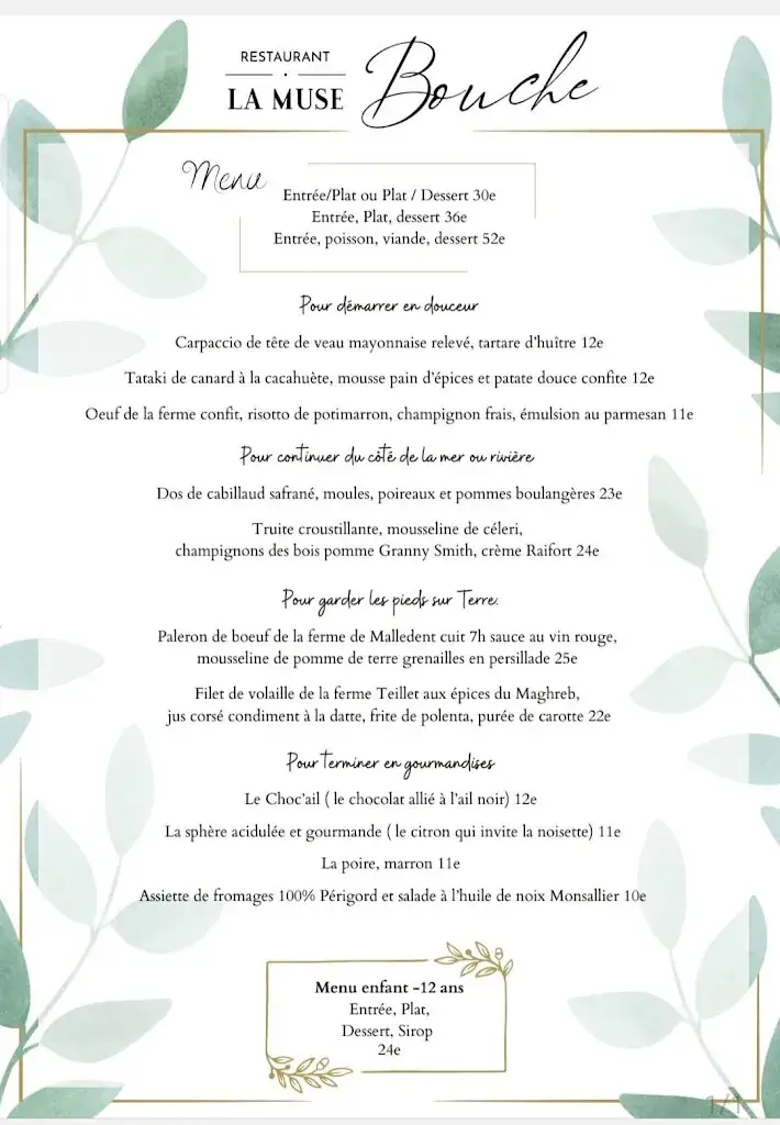 Menu_La muse bouche_Sanilhac_image_2