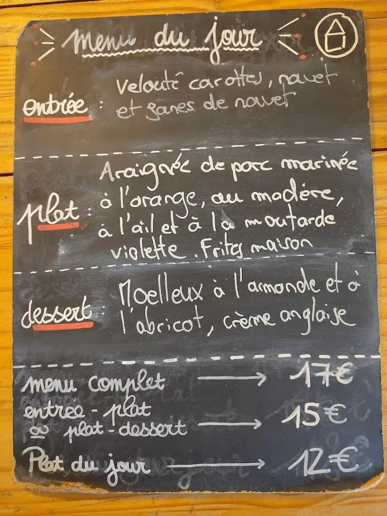 Menu_L'Auberge de l'Abbaye_Nouaillé-Maupertuis_immagine_4