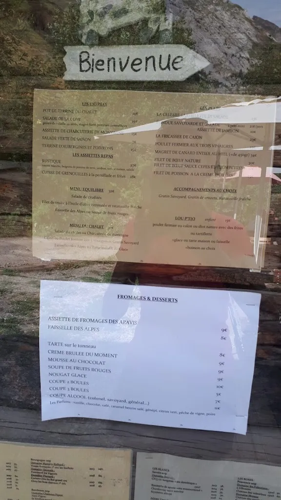 Menu_The Lake cottage_Clusaz_image_3