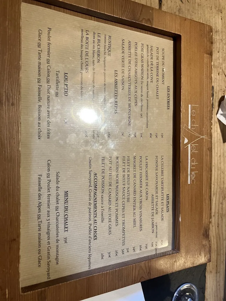 Menu_The Lake cottage_Clusaz_image_4