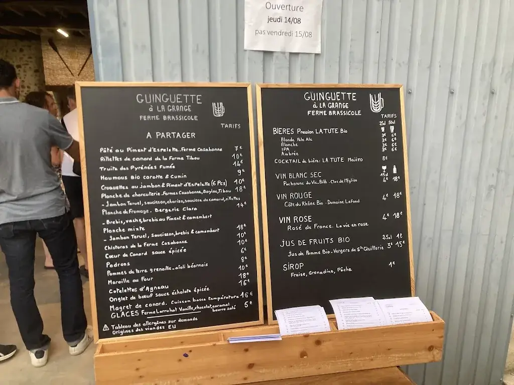 Menu_La Grange - ferme brassicole_Nousty_image_1