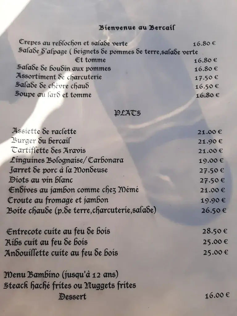 Menu_Le Bercail_Clusaz_image_1