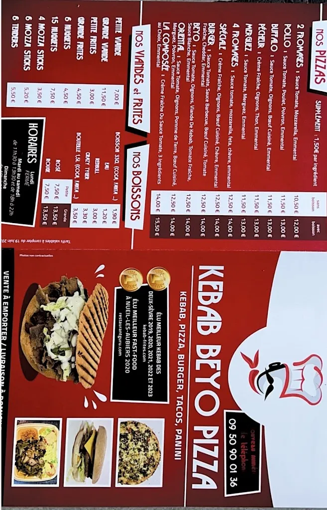 Menu_Kebab BEYO Pizza_Nueil-les-Aubiers_image_2