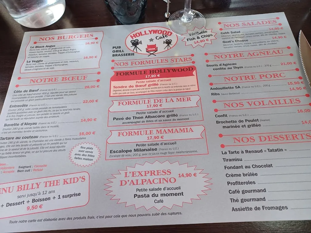 Menu_Hollywood Café_Nontron_image_4