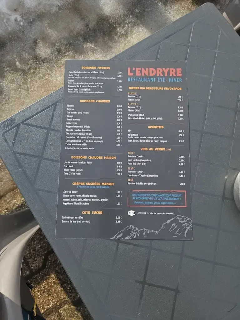 Menu_Restaurant l'Endryre_Clusaz_image_1