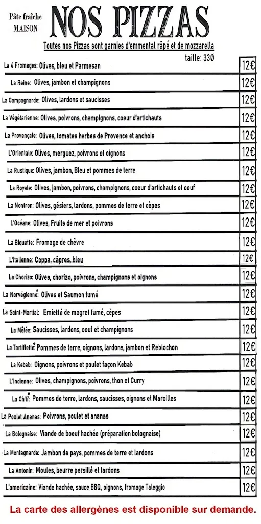 Menu_Planete Pizza Nontron_Nontron_image_1