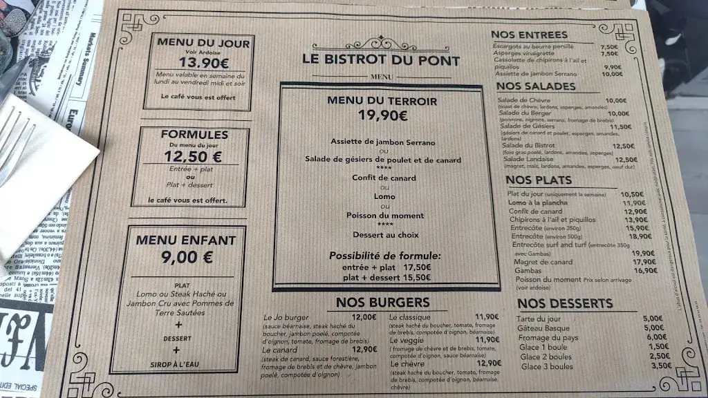 Menu_Le Bistrot du Pont_Oloron-Sainte-Marie_image_3