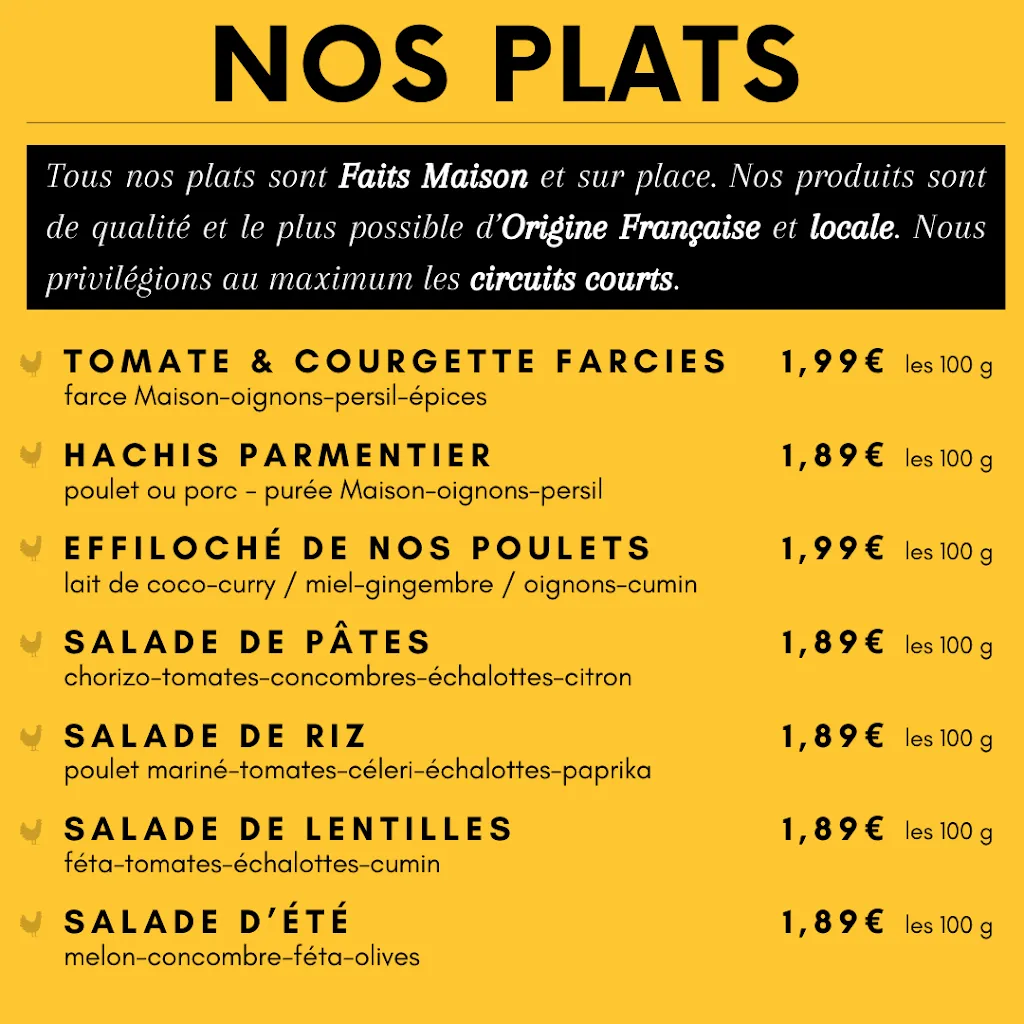 Menu_La Rôtisserie chez Edith_Ondres_image_1