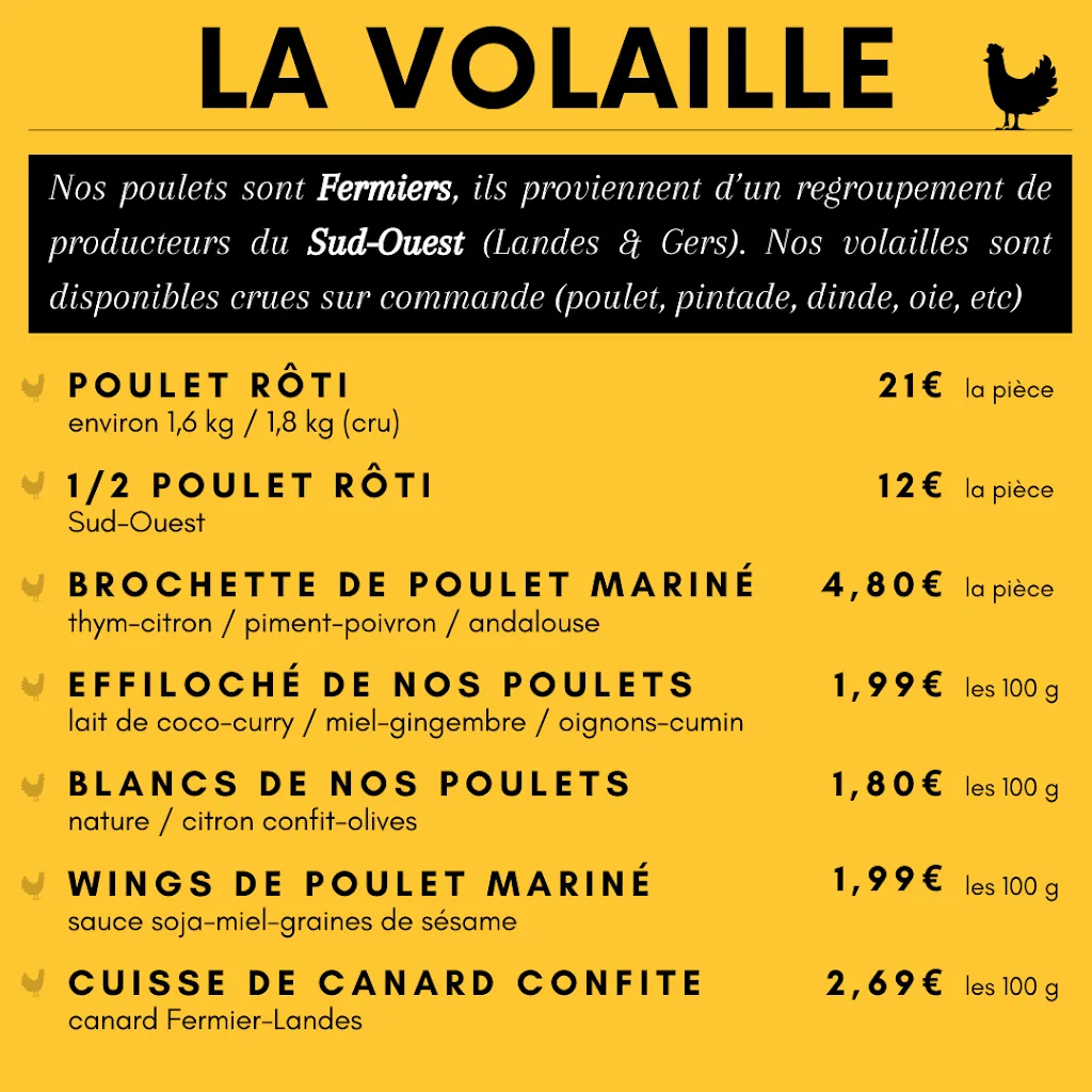 Menu_La Rôtisserie chez Edith_Ondres_image_2