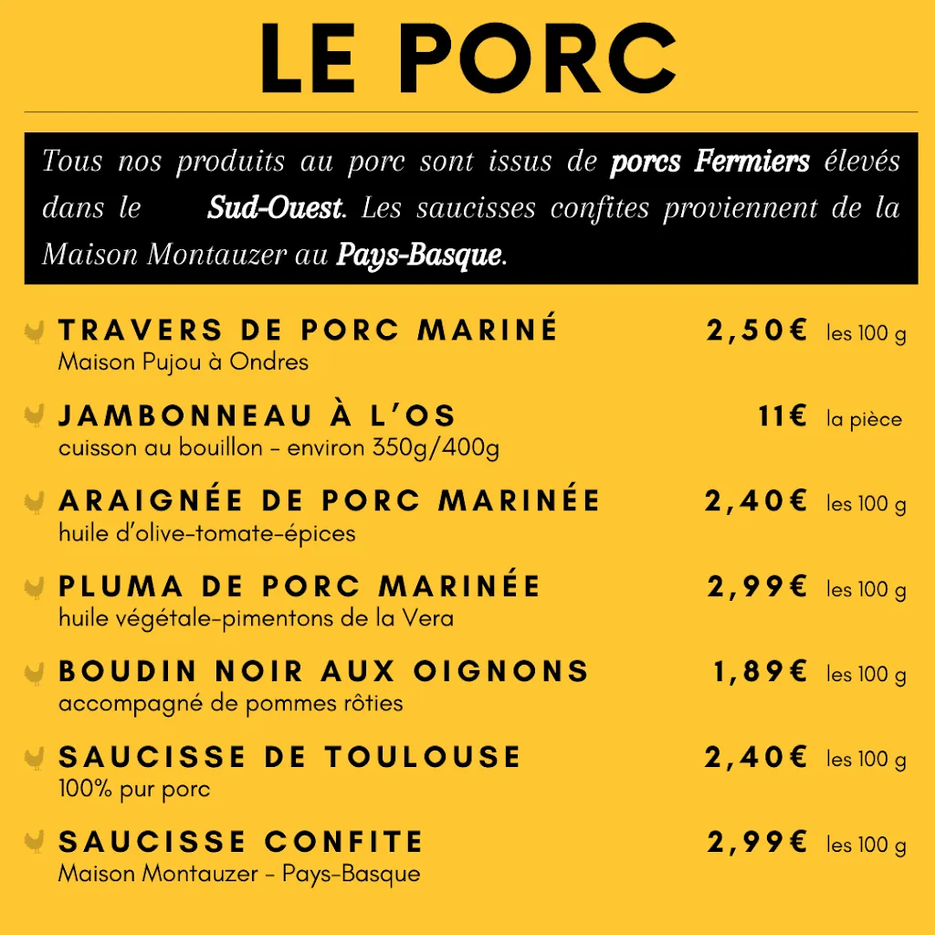 Menu_La Rôtisserie chez Edith_Ondres_image_4