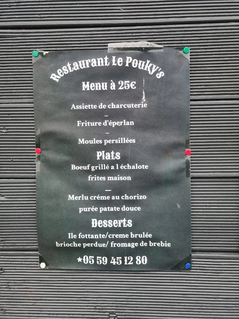 Menu_Le Pouky's_Ondres_image_1