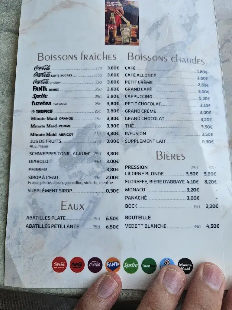 Menu_LE MILORD_Oradour-sur-Glane_image_2