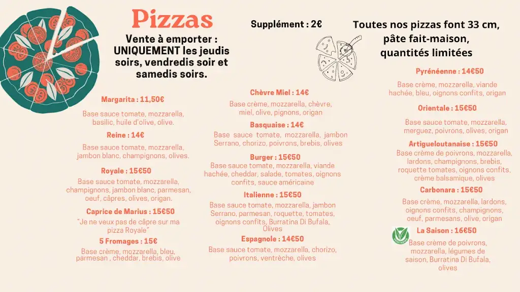 Menu_O'Bistrot du Stade_Artigueloutan_imagen_1