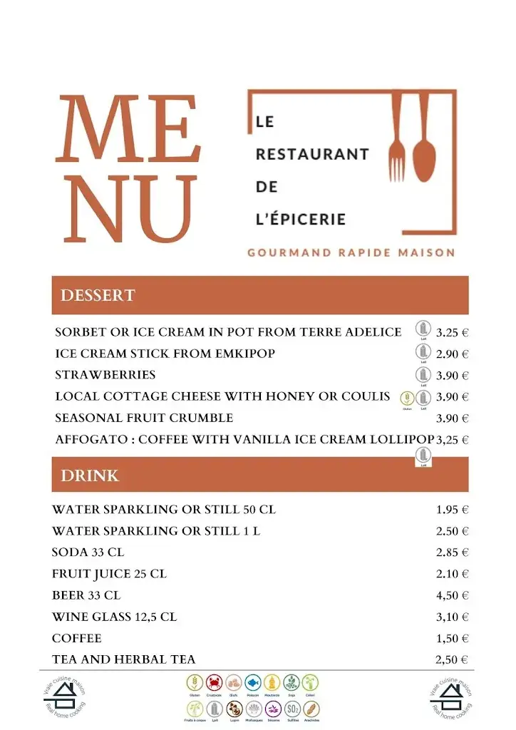 Menu_L'épicerie d'Oradour & Le Restaurant de l'épicerie_Oradour-sur-Glane_immagine_1
