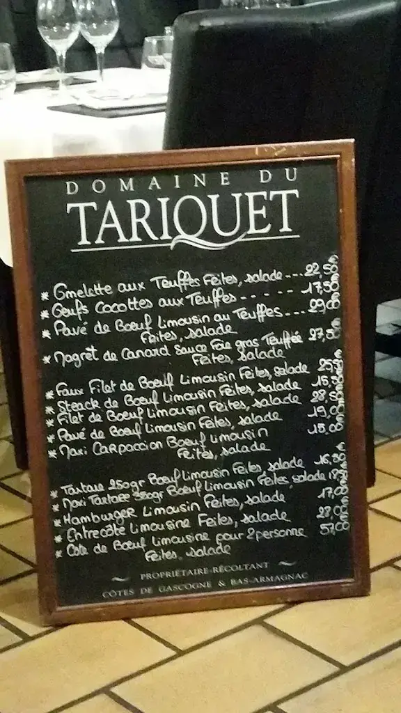Menu_Auberge de Veyrac_Veyrac_image_4