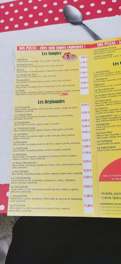 Menu_CHEZ FRANCIS_Oradour-sur-Glane_image_2